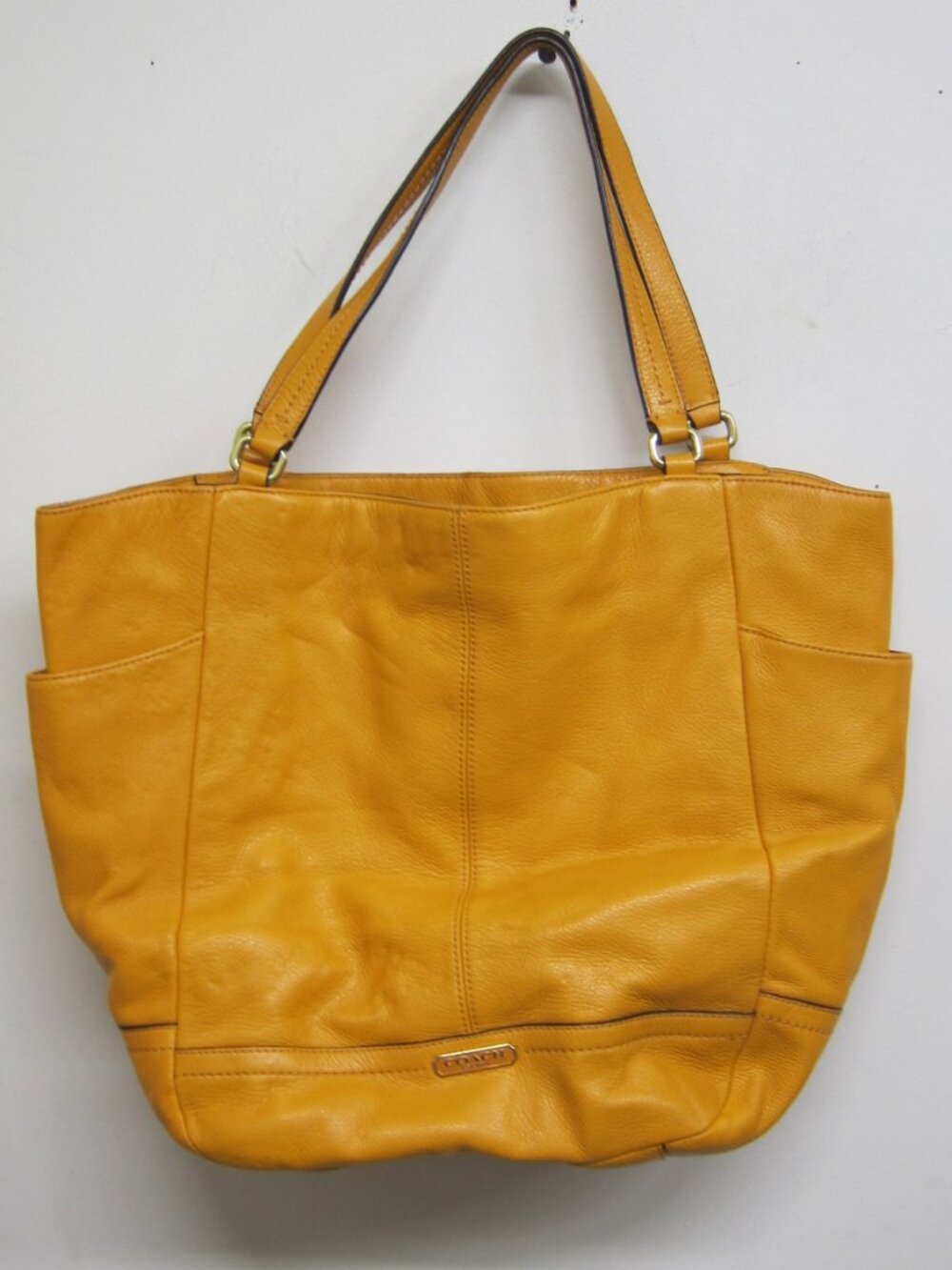 Coach Women's Orange Satchel/Tote Style Handbag